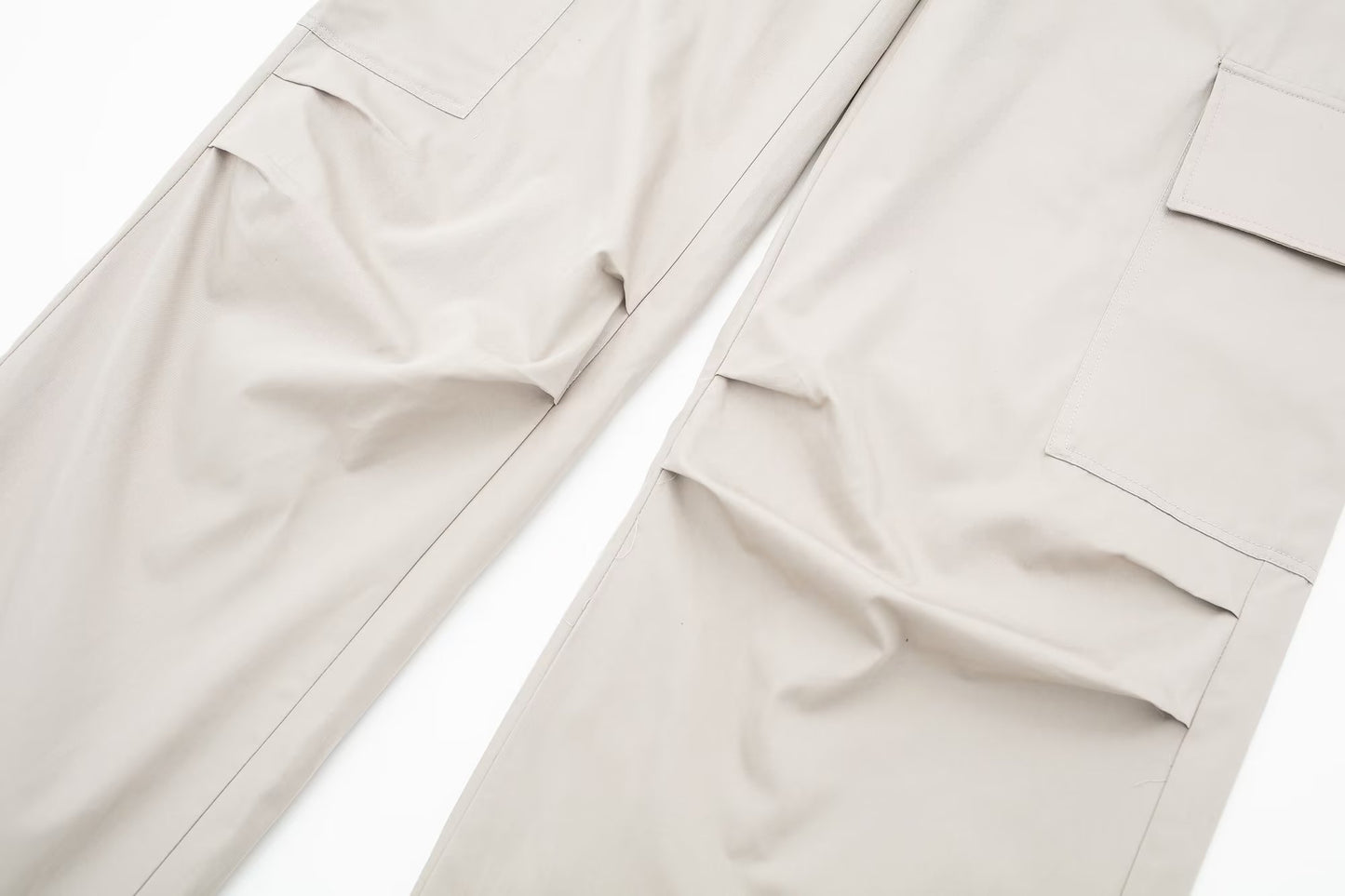 Women Multi Pocket Cargo Pants Brand Loose Street Straight Drag Casual Jumpsuits