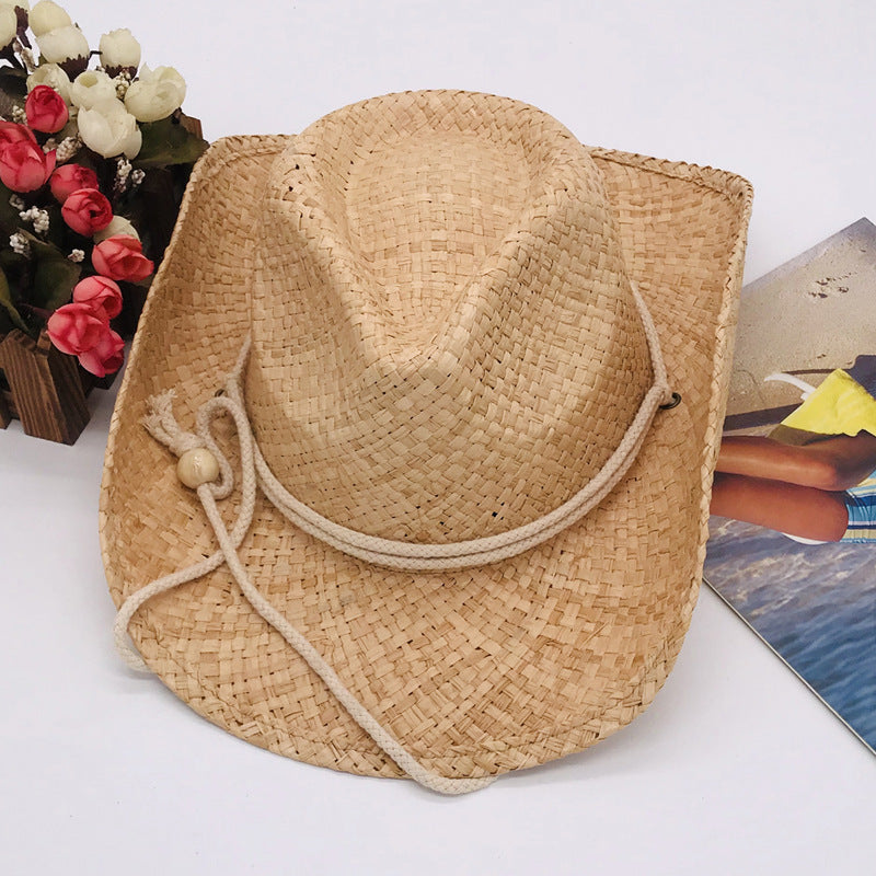 Locking Beige Hat Rope
