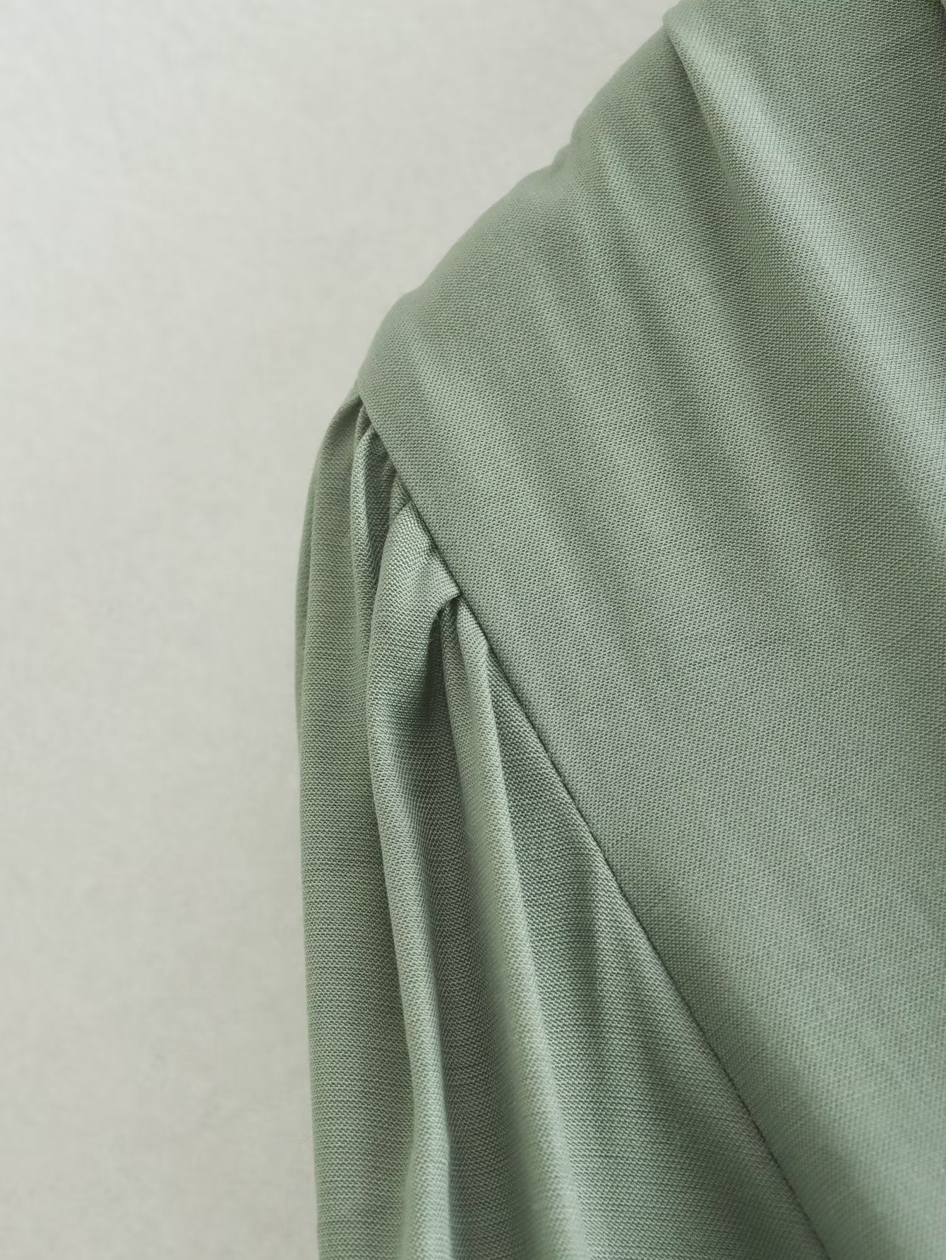 Intellectual Elegant V Neck Dress Autumn Solid Color High Waist A Line Dress Fashionable Pleated Dress Women