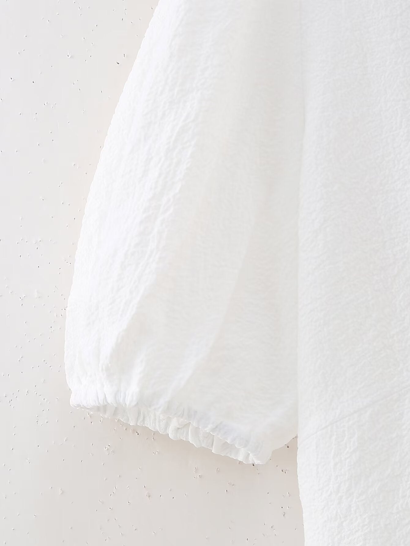 Summer Hollow Out Cutout Embroidered Mid Length Ruffled Dress White Ruffled Women