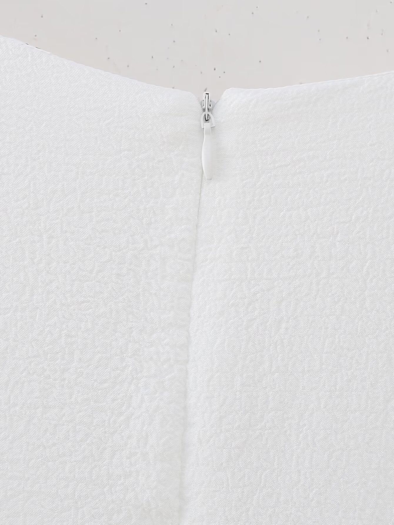 Summer Hollow Out Cutout Embroidered Mid Length Ruffled Dress White Ruffled Women