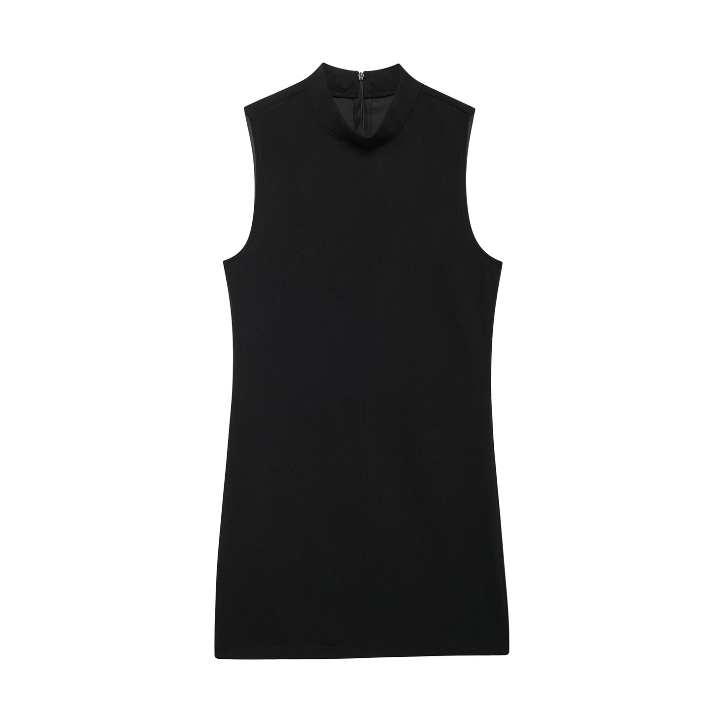 Fall Women Clothing Casual Simple Short Sleeveless Dress