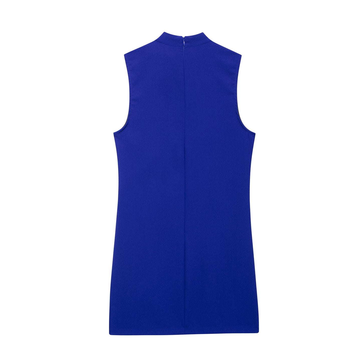 Fall Women Clothing Casual Simple Short Sleeveless Dress