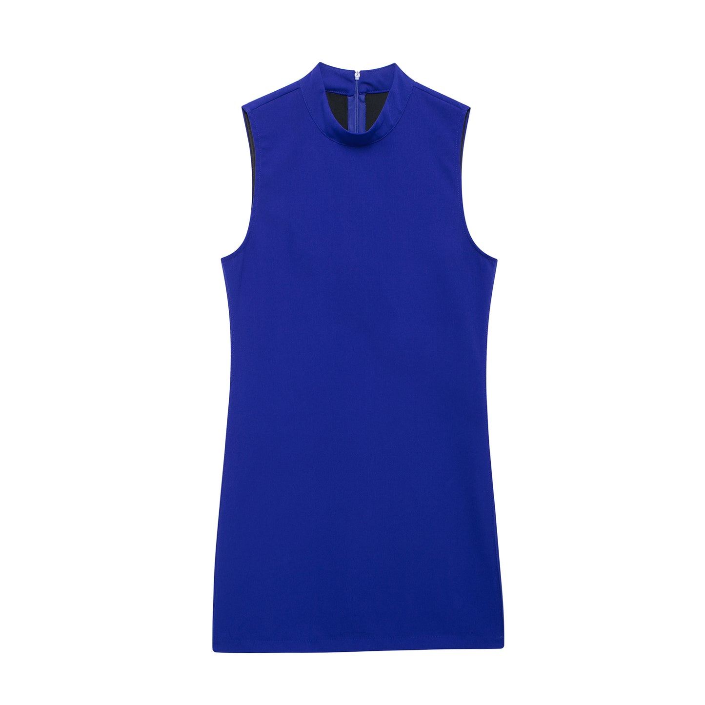 Fall Women Clothing Casual Simple Short Sleeveless Dress