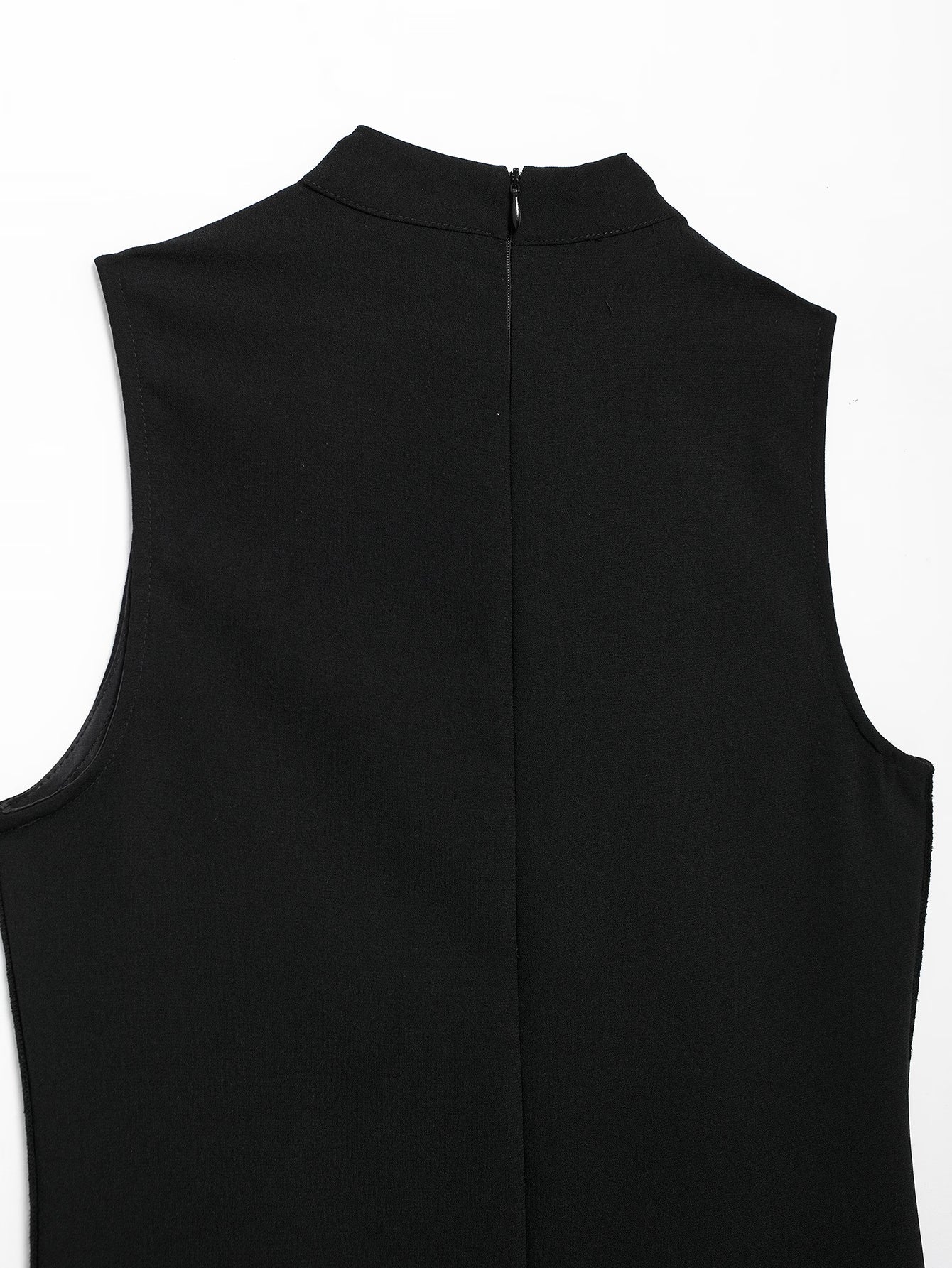 Fall Women Clothing Casual Simple Short Sleeveless Dress