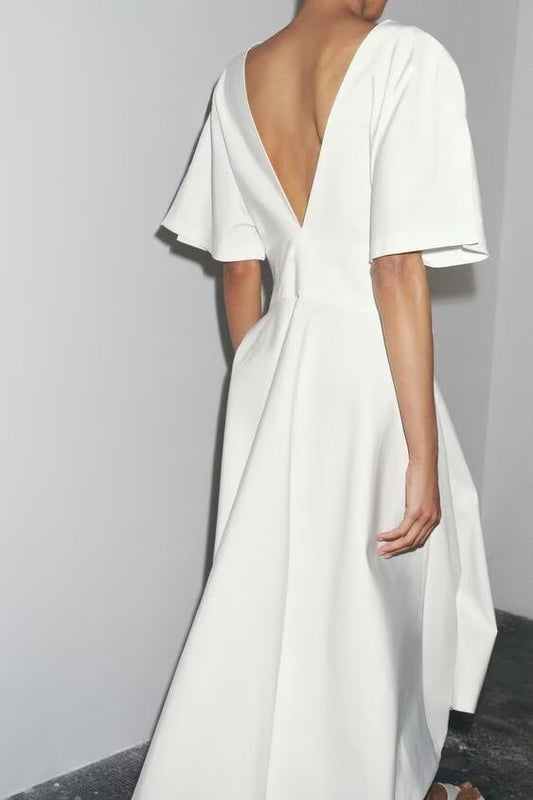 Spring Women Clothing Niche All Matching Slim Fit Slimming Casual Dress