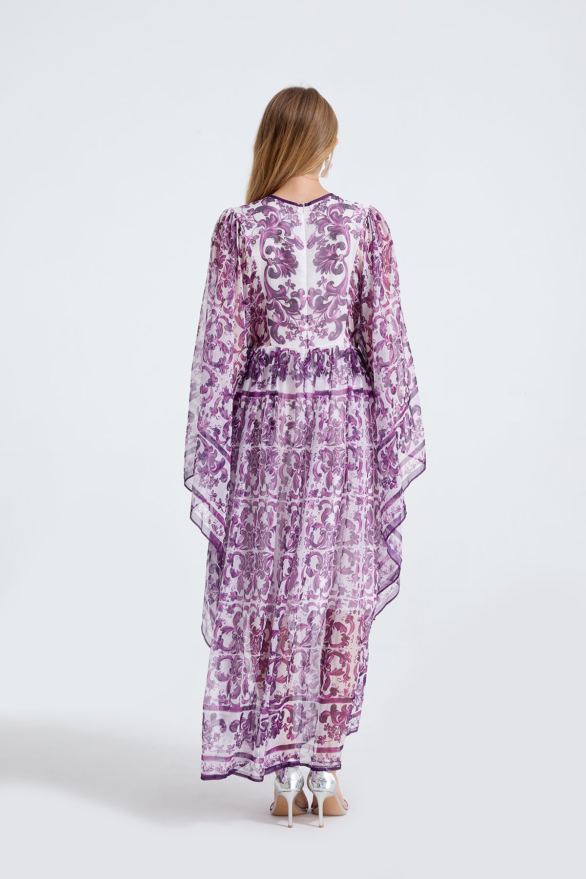 Women Spring Autumn Loose A Line Long Sleeved Dress