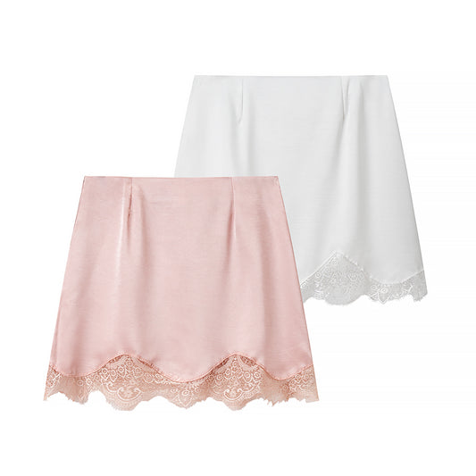 Elegant Women Stitching Lace Sexy Sexy Hip Skirt