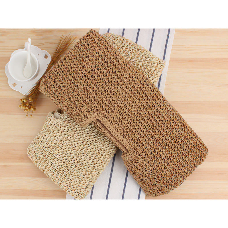 Bag Mori Hand-Woven Bag Casual Large Capacity Beach Bag
