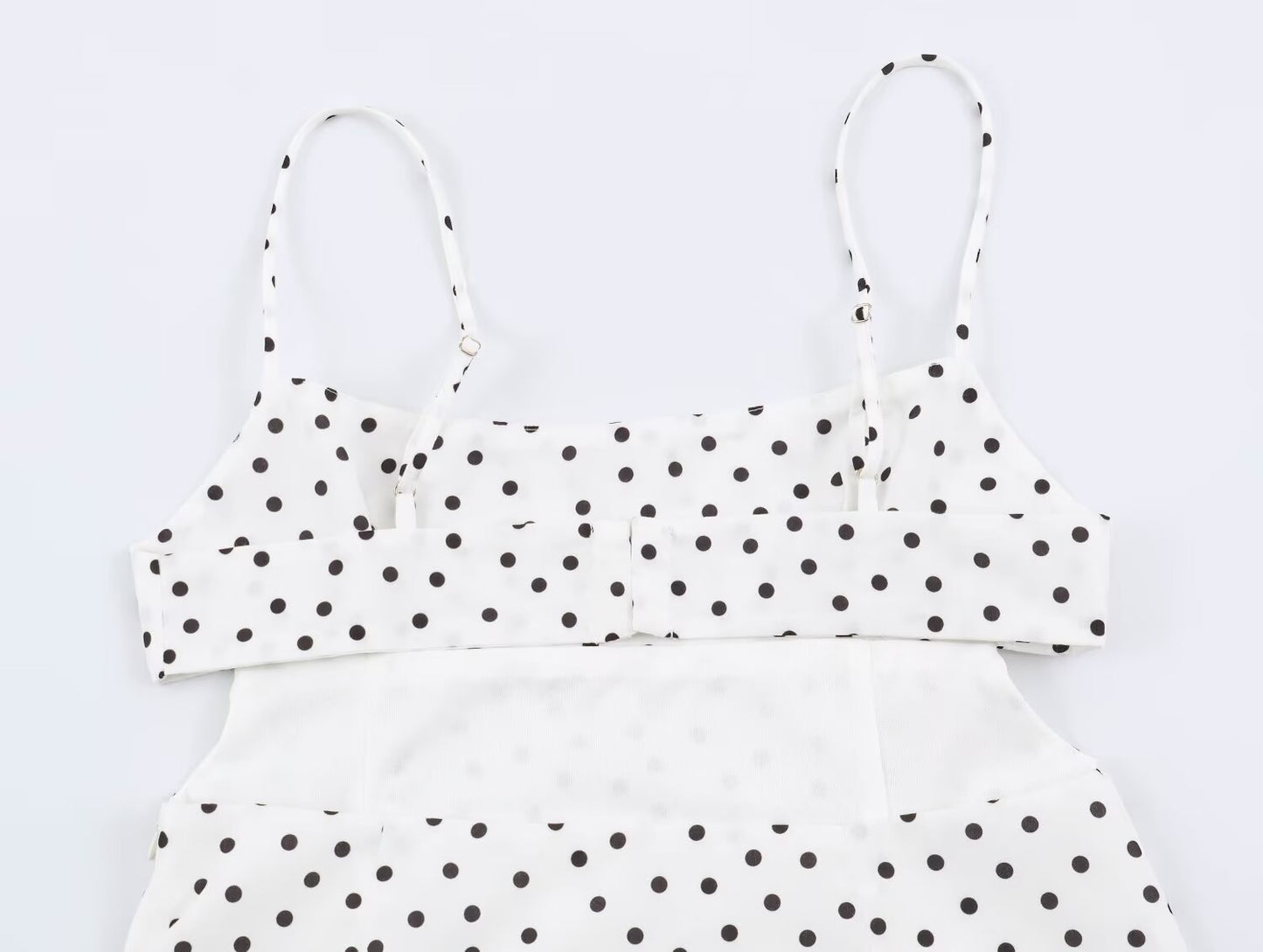 Summer All Match Graceful Fashionable Women Clothing Polka Dot Brace Midi Dress