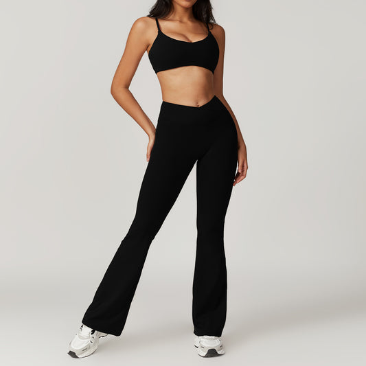 Bra Bell-Bottom Pants Advanced Black