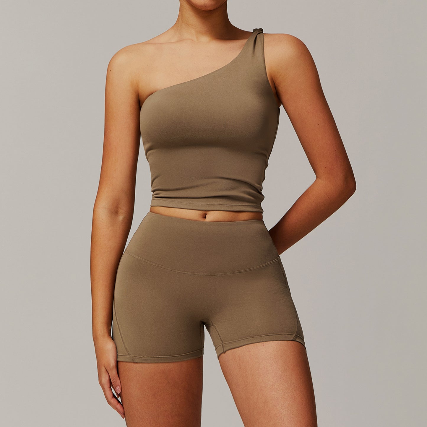 Vest Shorts Caramel Mocha