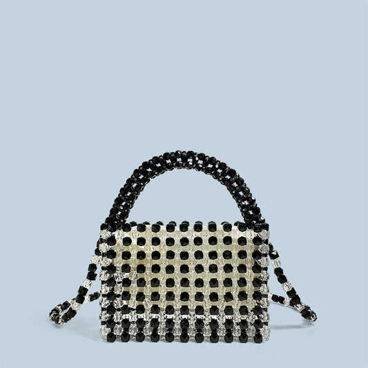 Fall Fashionable Beaded Handmade Bag Woven Bag Tote One Shoulder Crossbody