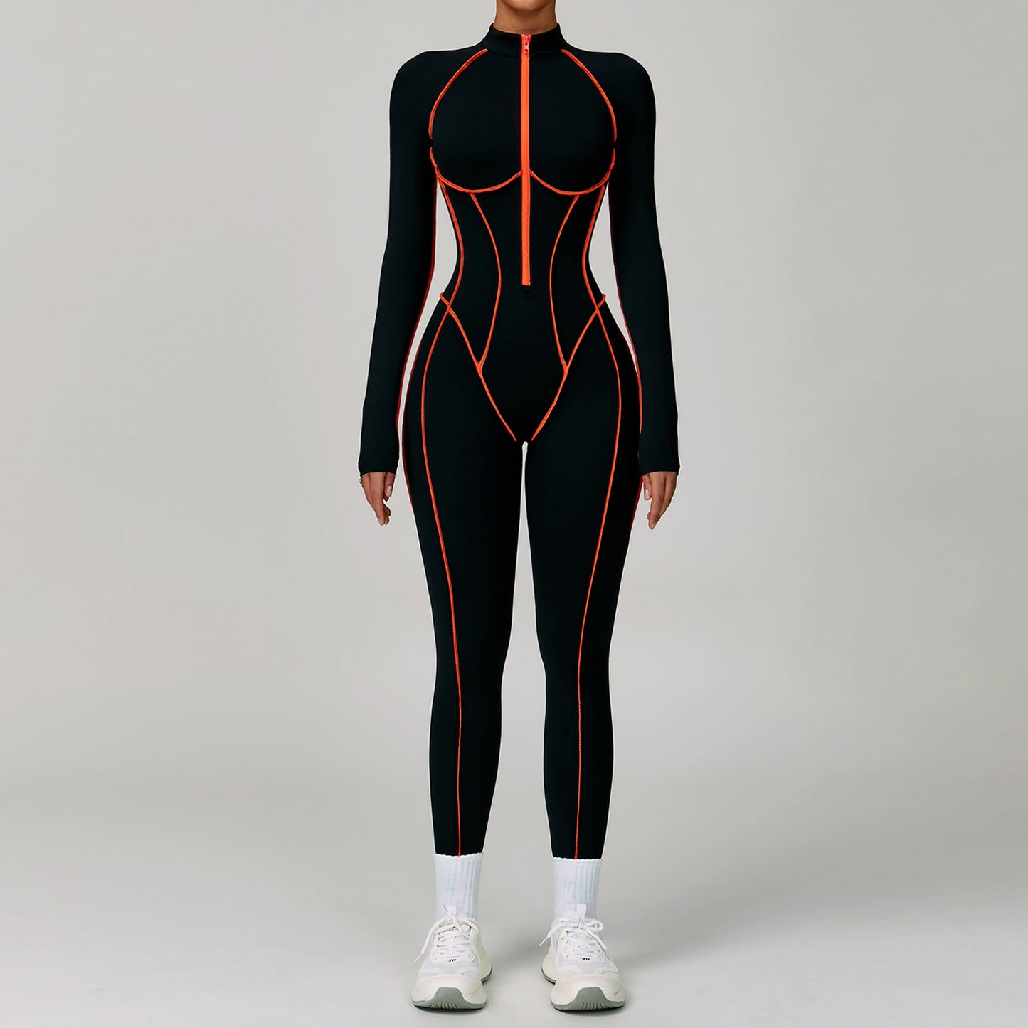 Orange Line Black