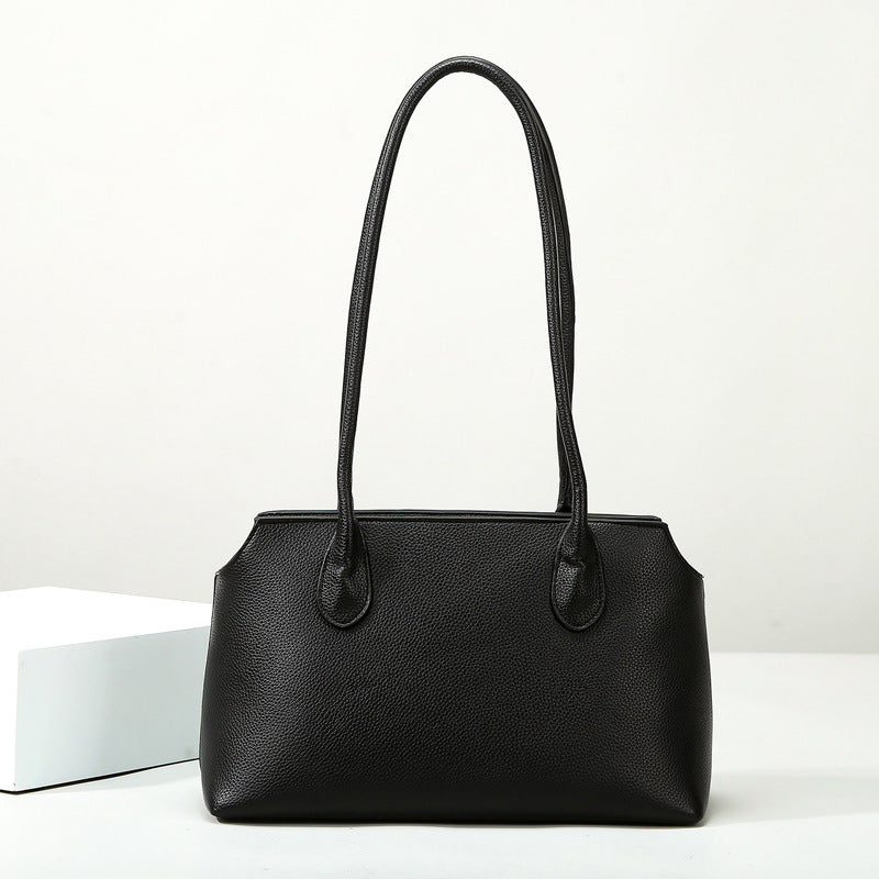 Shoulder Bag Simple Large Capacity Women's Bag High Sense Work Office Bag All-Match Underarm Bag Women