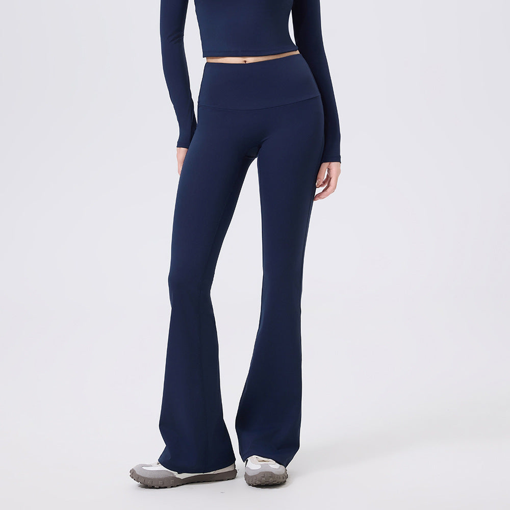 Low Waist Wide Brimmed Bell Bottom Pants Yoga Trousers for Women Sexy Slimming Skinny Workout Pants Slim Fit Hipp Lifting Pants