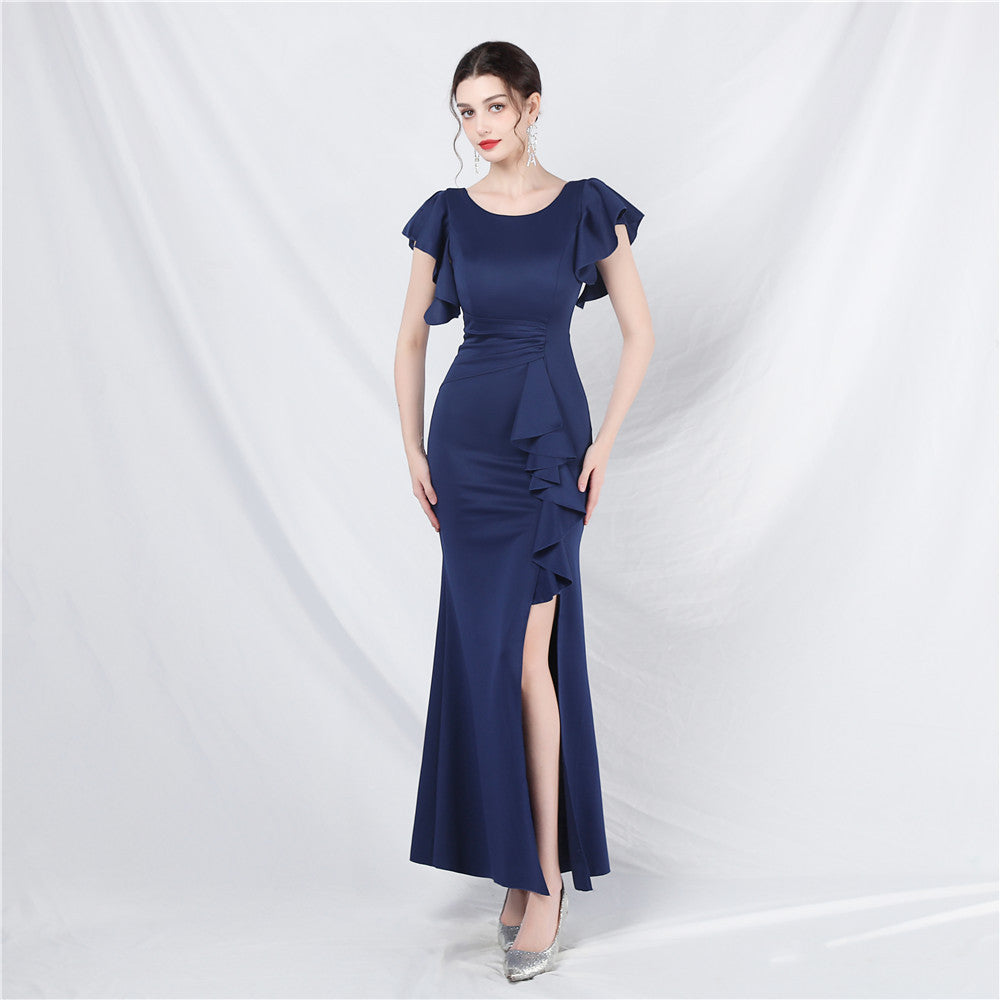Wedding Cocktail Celebration Exhibition Car Model Long Formal Dress