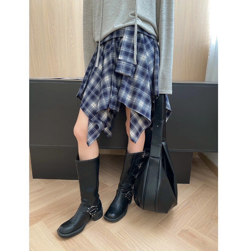 Navy Blue Plaid
