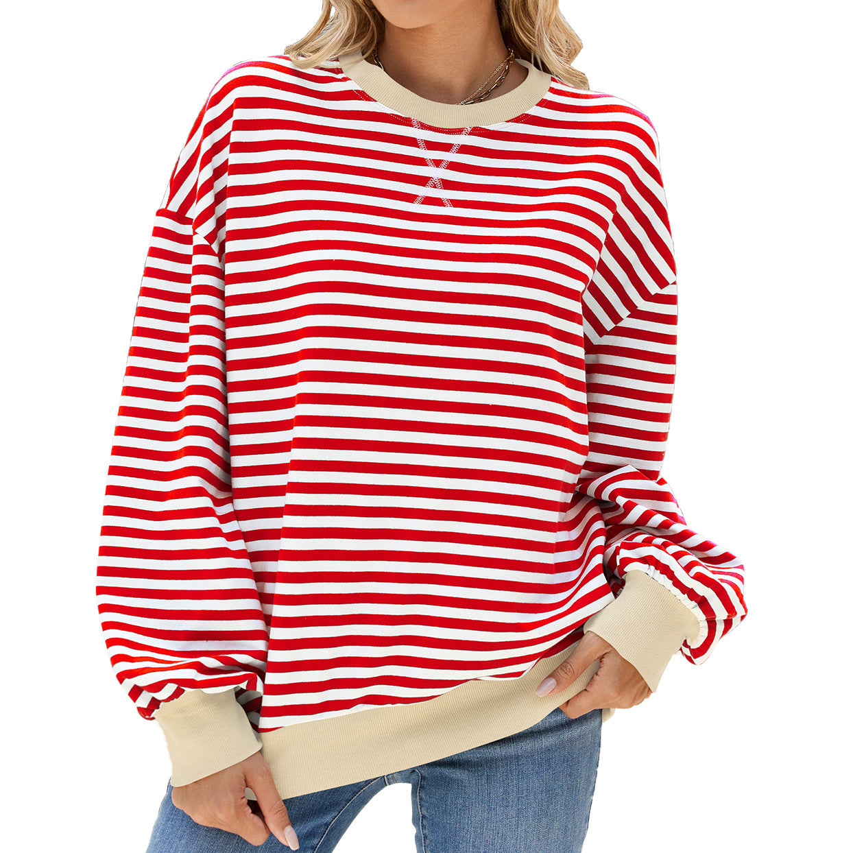 Red and white stripes