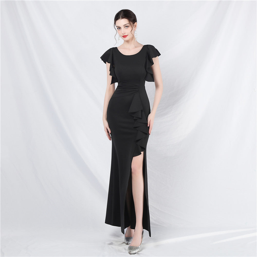 Wedding Cocktail Celebration Exhibition Car Model Long Formal Dress