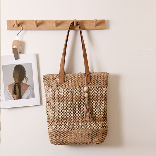 Triangle Belt Tassel Coffee