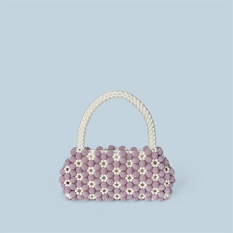 Beaded Bag Japanese Small Floral Autumn Winter Mobile Phone Bag Hand Woven Bag Gifts Girlfriend