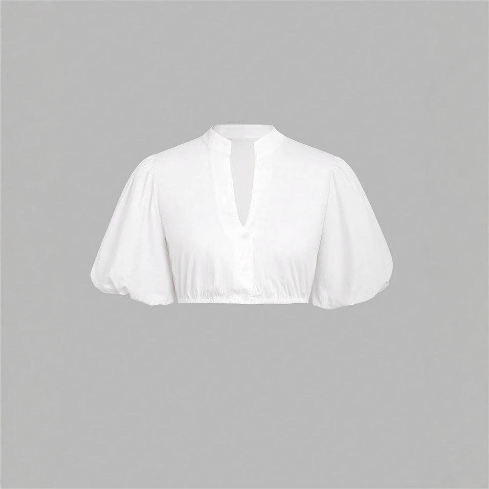 Summer Beer Festival Dress Small White Jersey Women Shirt Short Shipment Flounced Sleeve Women Lining
