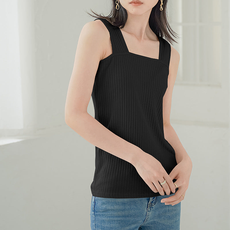 Black Cotton Rib