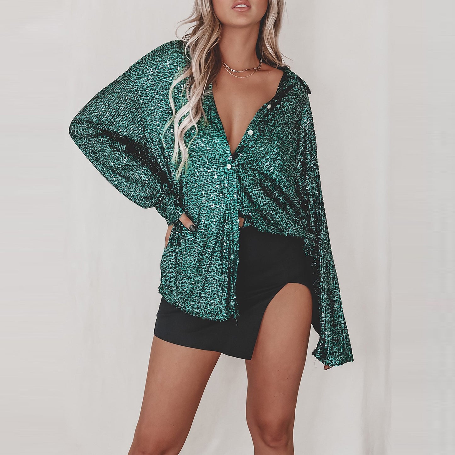 blackish green