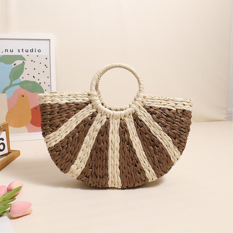 Two-Color Bucket with Lining Brown