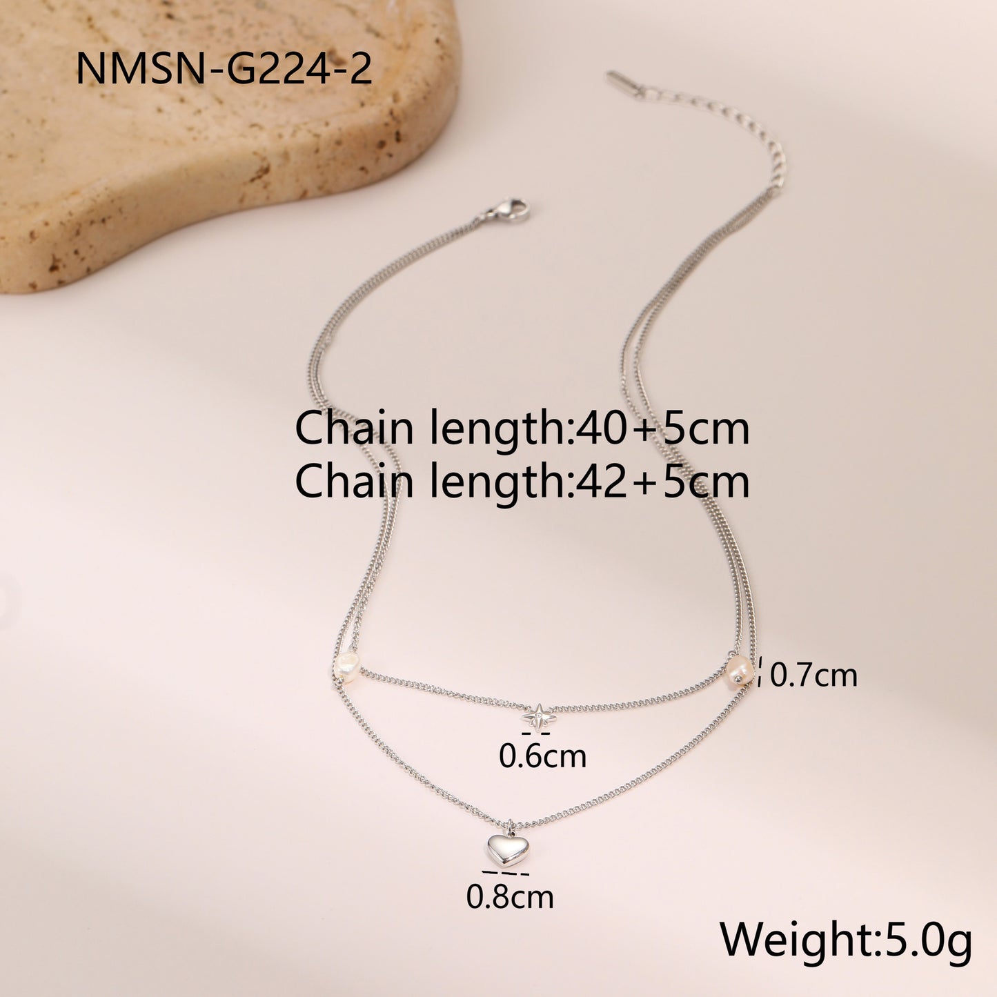 Steel Love Necklace