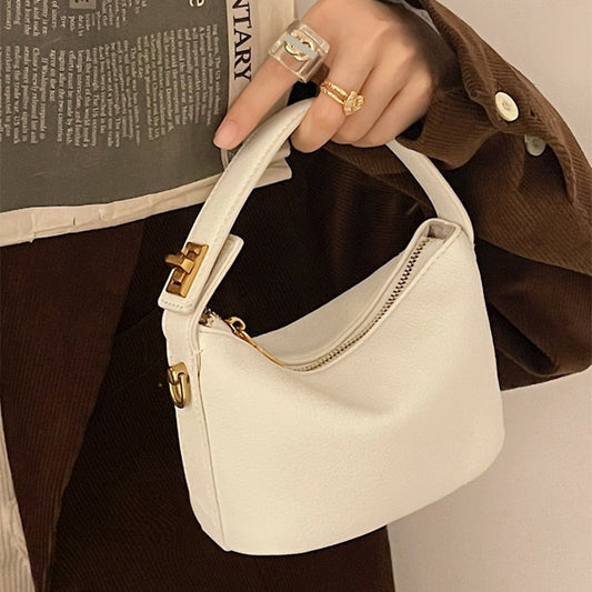 Spring Summer Bags Women Special Interest Design Lunch Box Cloud Handbag Casual Small Square Bag Shoulder Messenger Bag