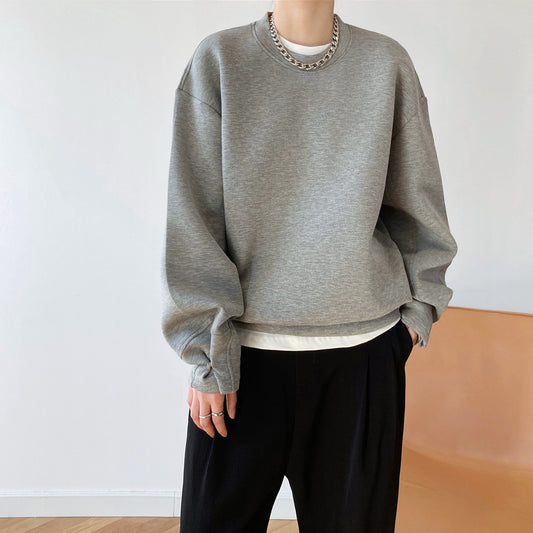 Fashionable Memory Cotton Sweatshirt Women Spring Autumn Thin Design Loose Idle Air Layer Top