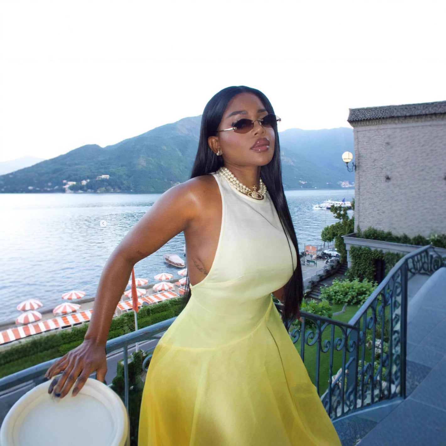 Autumn Women Clothing Sexy Vacation Printing Gradient Sling Dress