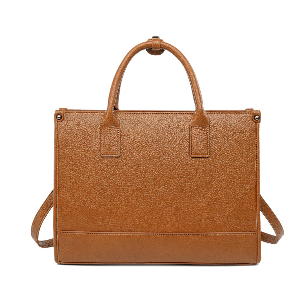 Tote Bag Simple Large Capacity Bag High Grade Shoulder Bag Texture Tote Women