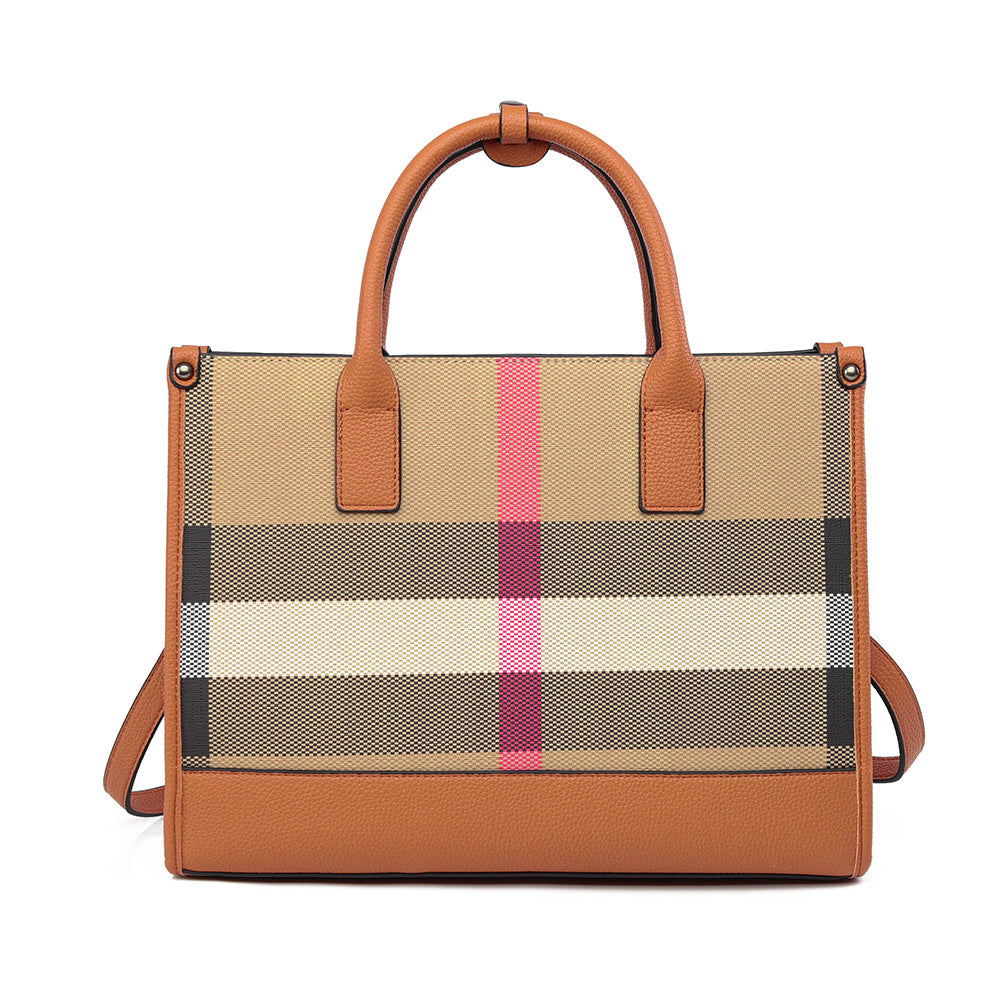 Plaid brown
