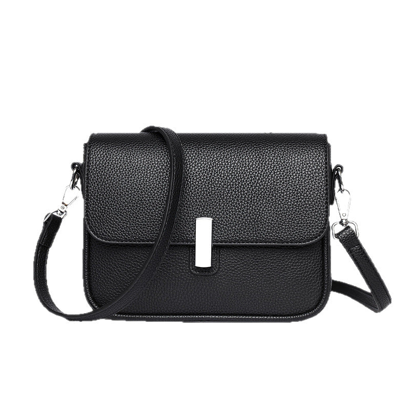 Women Cross Body Bag Texture Small Genuine Leather Square Bag Bags Women Simple All Match Shoulder Bag