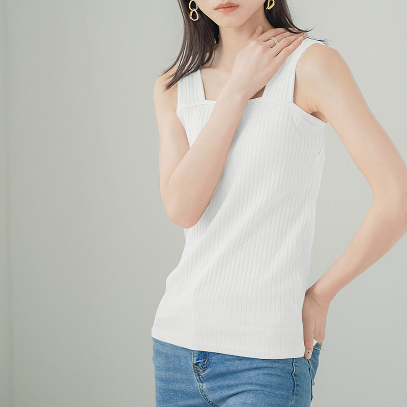 White Cotton Rib