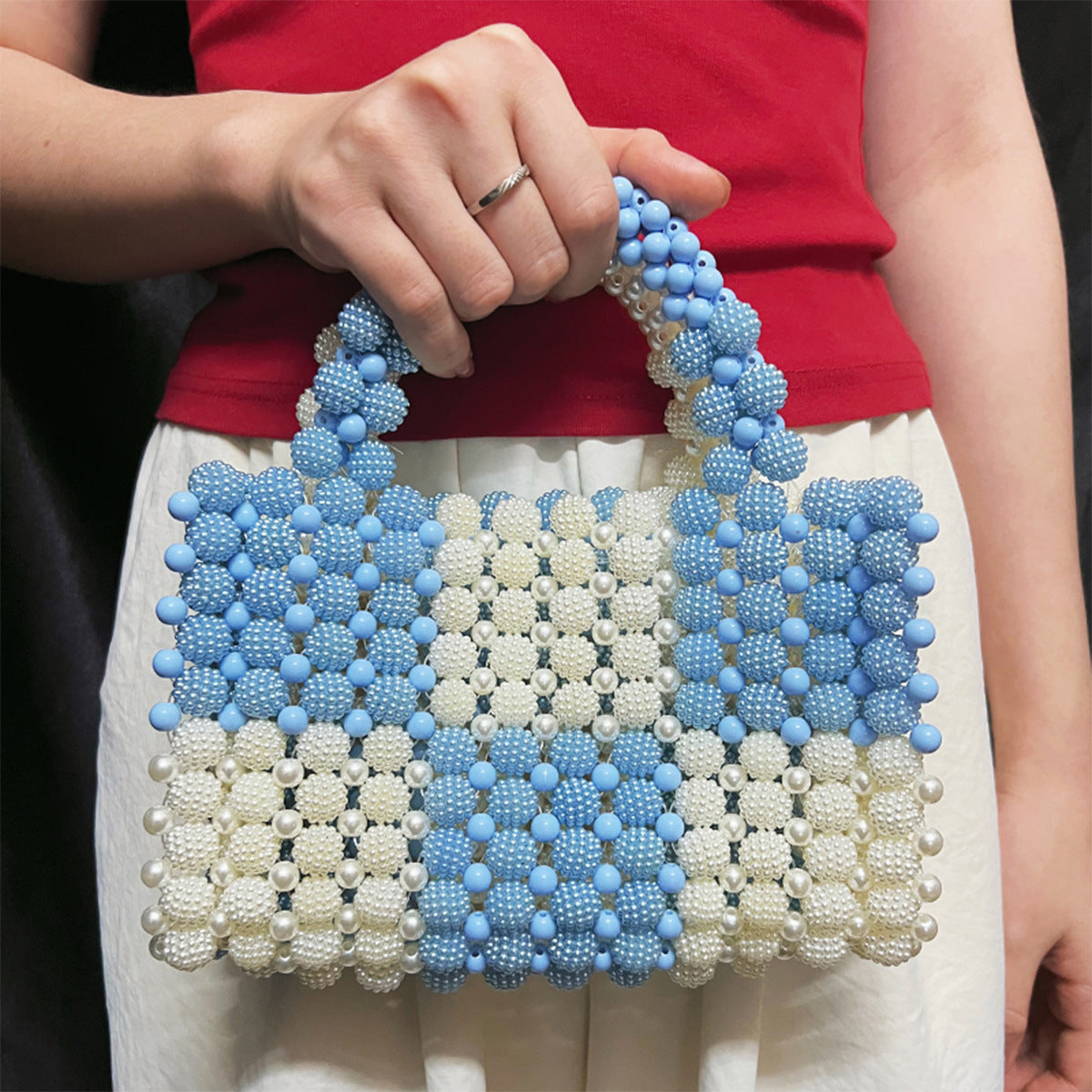White and Blue