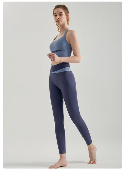 Yoga Clothes Women Summer Sports Underwear Vest High Strength Shockproof Push-up Bra Fitness Running Outfit - Wanita Store