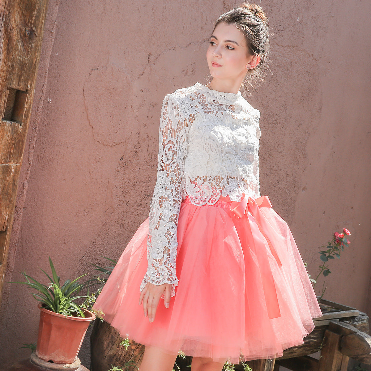 Women Clothing Tutu Skirt Layers Mesh Tulle Skirt