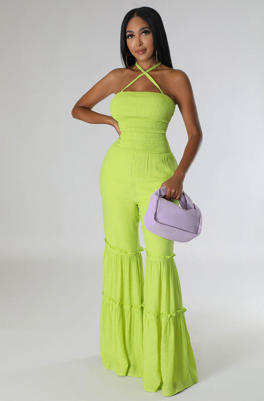 Women Clothing Trousers Jumpsuit Jumpsuit Summer Pants Women's Pants Casual Backless