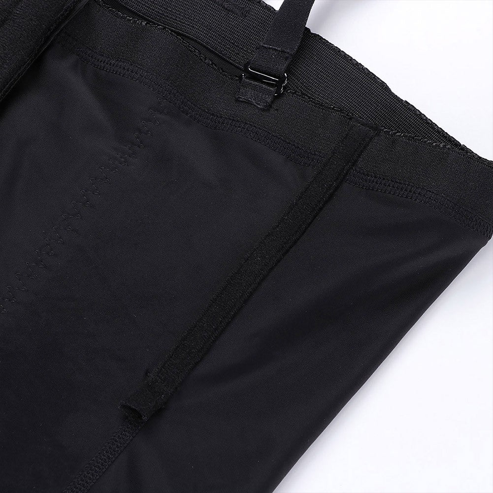 High Waist Belly Contracting Hip Lifting Pants Bottom Zipper Design Waist Slimming Bodybuilding Shapewear Bodysuit