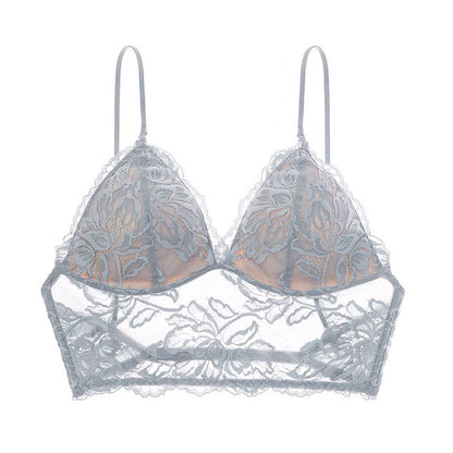 Soutien-gorge sexy en dentelle pour femme, dos nu, multi-positions, bonnet triangle, sans armatures, bretelles fines, dos magnifique
