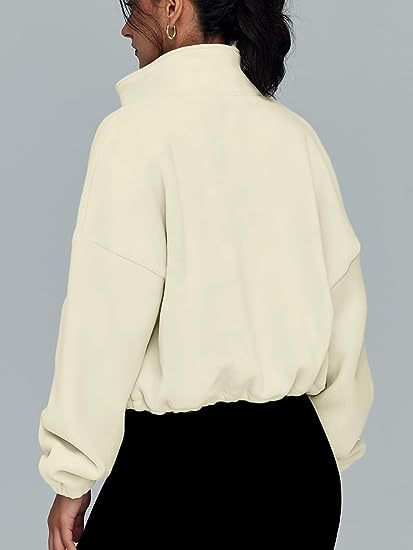 Women Clothing Polar Fleece Sports Jacket Velvet Stand Collar Zipper Jacket - Wanita Store