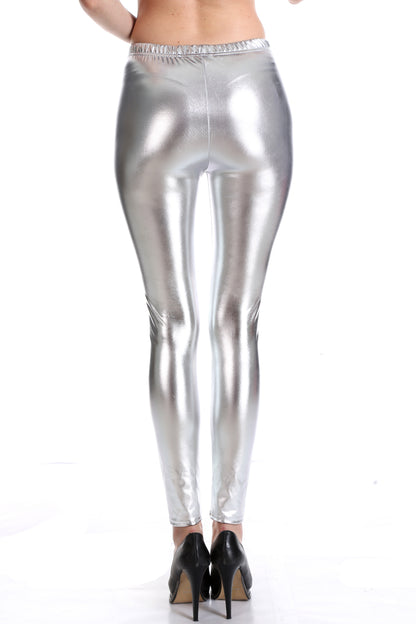 Sexy Nightclub Stage Wear Performance Wear Bright Leather Leggings Leggings Source Manufacturer - Wanita Store