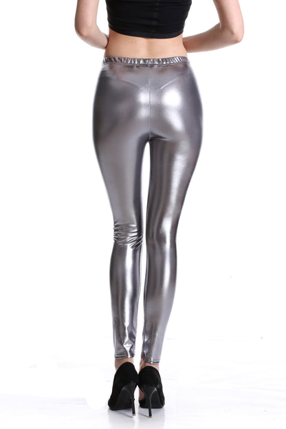 Sexy Nightclub Stage Wear Performance Wear Bright Leather Leggings Leggings Source Manufacturer - Wanita Store