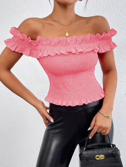 Summer Skinny Neck Top - Wanita Store