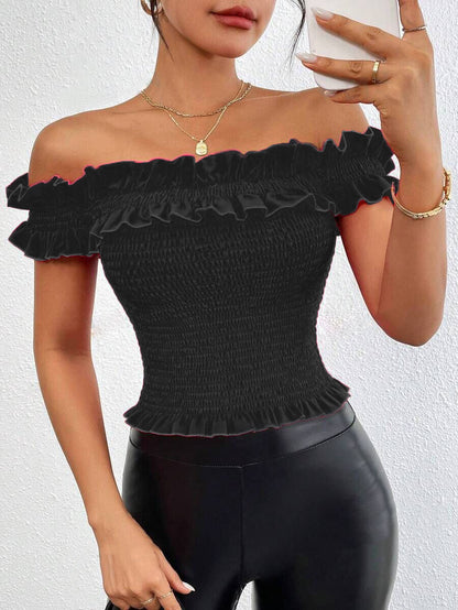 Summer Skinny Neck Top - Wanita Store