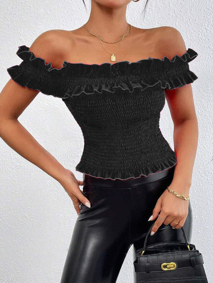 Summer Skinny Neck Top - Wanita Store